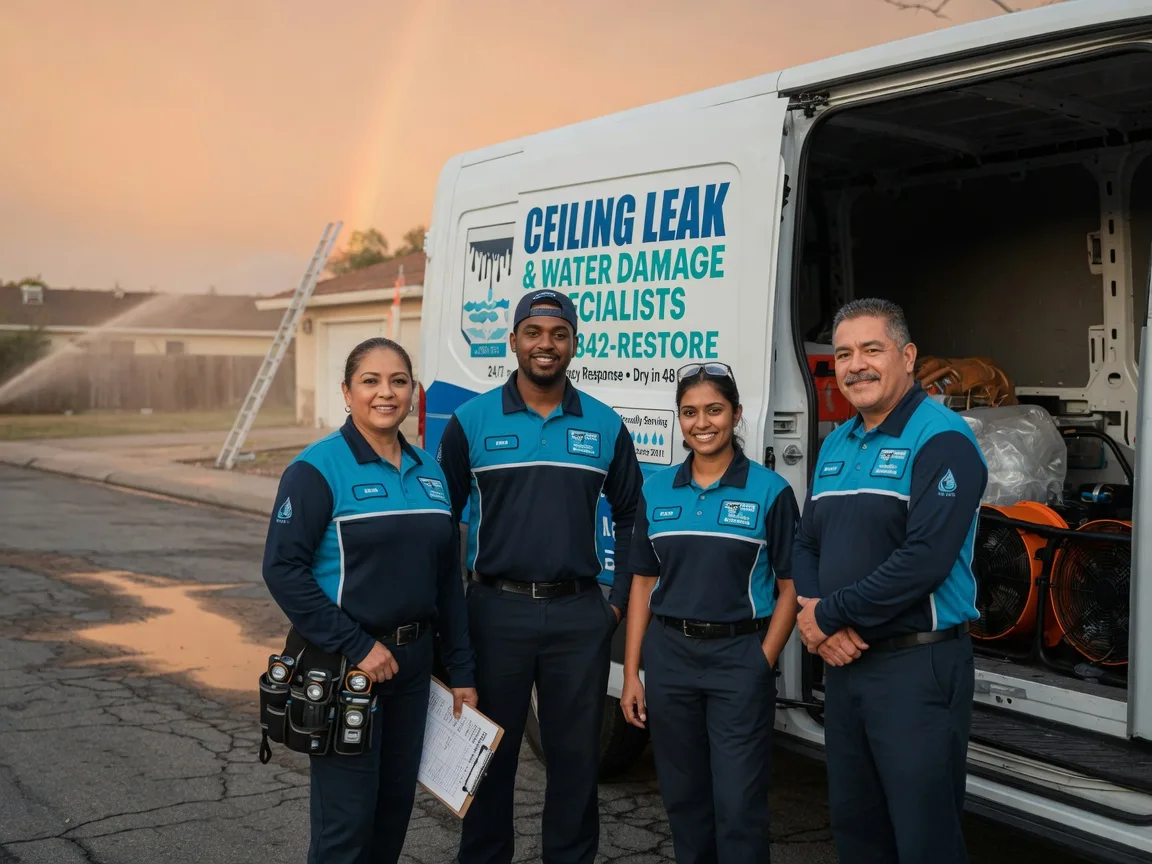 Ceiling Leak Cleanup company in Three Bridges, NJ